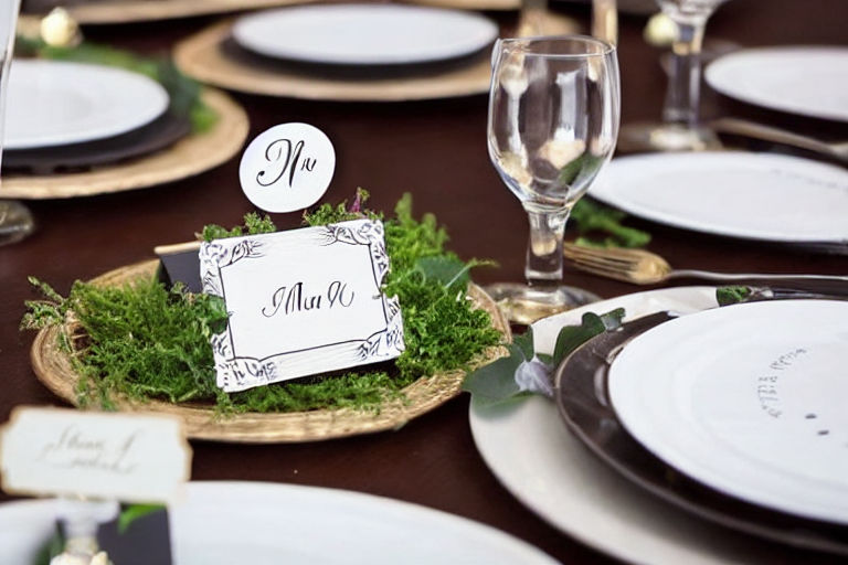 Elevate Your Table Decor with Unique and Personalized Place Cards