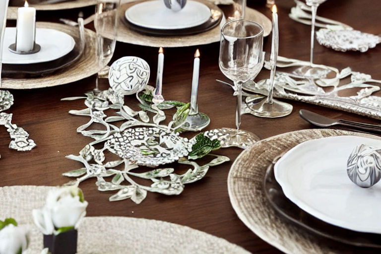 Throw a Bold and Chic Dinner Party with Mismatched Table Settings